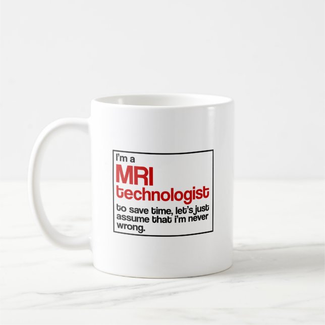 MRI-Technologist Kaffemugg (Vänster)