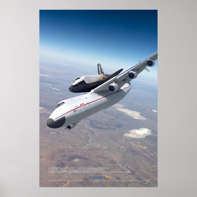 Mriya & Buran: Soviet Aviation Triumph Poster (Framsidan)