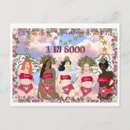 MRKH 1 på 5000 No Womb, No less Woman- postcard Vykort