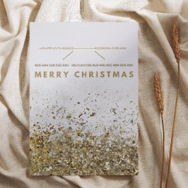 mRNA-biologi god jul Julkort