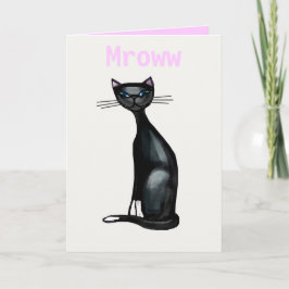 Mroww betyder Jag älskar dig Kort