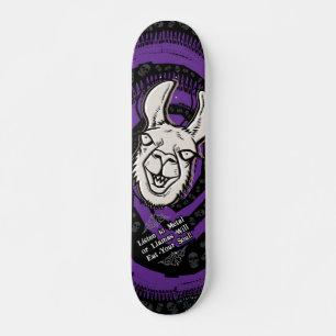 Mrr-LlamaSkateboard Mini Skateboard Bräda 18,5 Cm