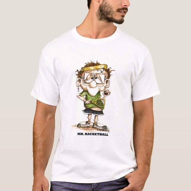 mrracketball tee shirt (Framsida)