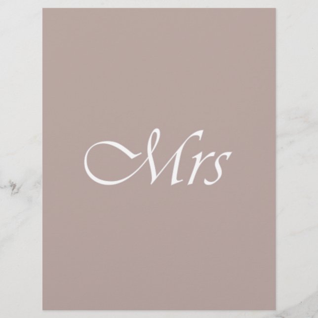 Mrs. (Framsida)