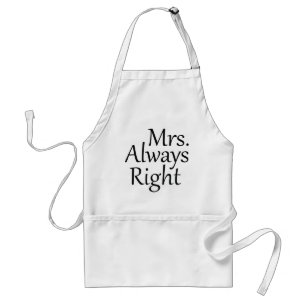 Mrs. Alltid Höger Förkläde