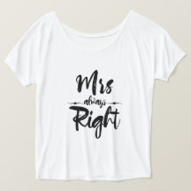 Mrs. Always Höger Ny gifta Humor