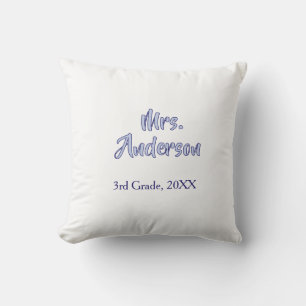 mrs anderson lärare uppskattning dag lila sko kudde