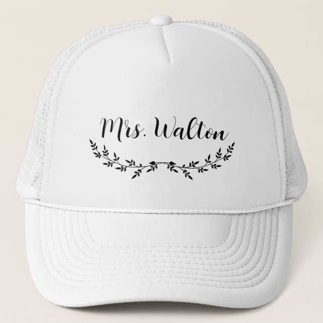 Mrs Anpassad Trucker Hatt Keps (Framsida)