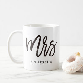 Mrs Calligraphy personlig Kaffemugg