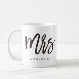 Mrs Calligraphy personlig Kaffemugg
