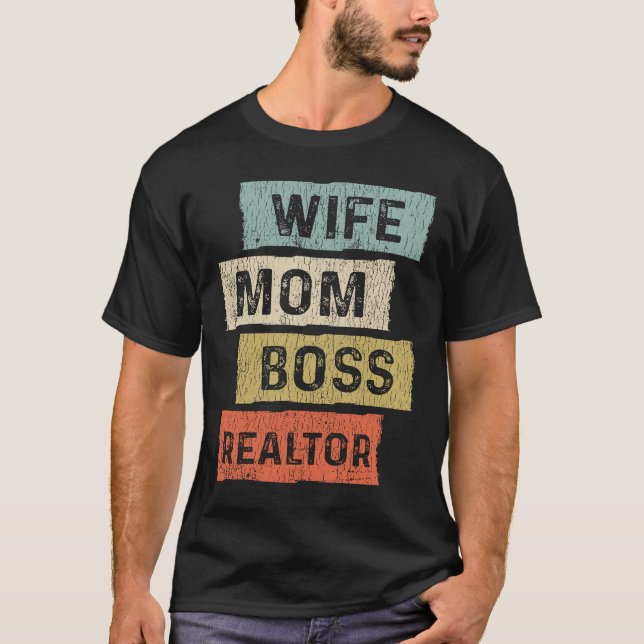 Mrs Chef Mother Relator Proud Husband Father Famil T Shirt (Framsida)