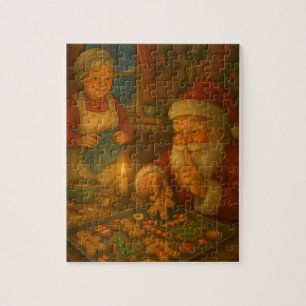Mrs Claus' Cookie-räd Pussel