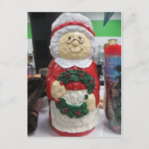 Mrs Claus Dekoration Vykort
