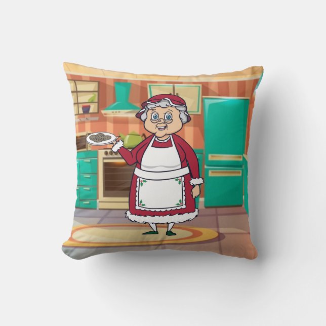 MRS CLAUS julkudde Kudde (Framsida)