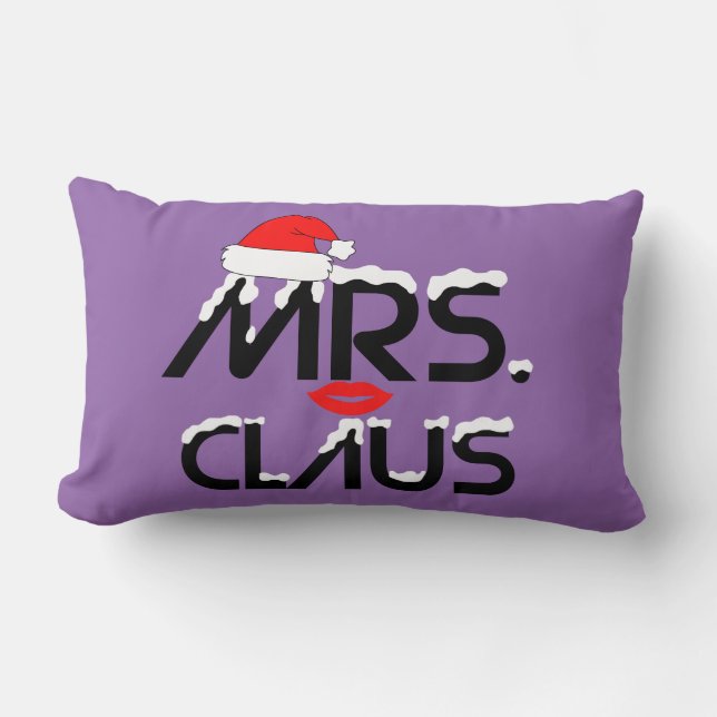 Mrs.Claus-par kudder Lumbarkudde (Framsida)