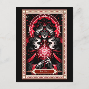 Mrs Claus Tarot Card Vykort