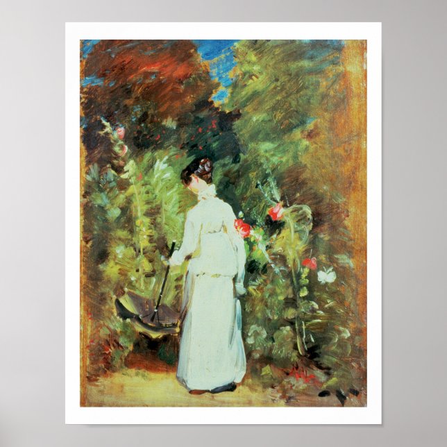 Mrs Constable in her Garden Poster (Framsidan)