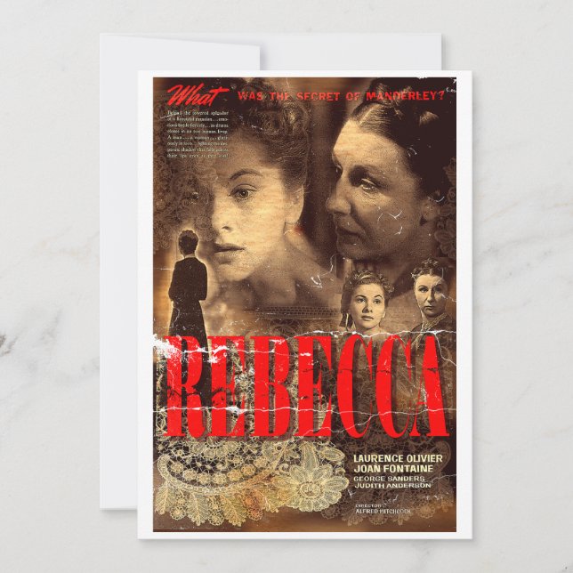 Mrs. Danvers welcomes you Inbjudningar (Framsida)