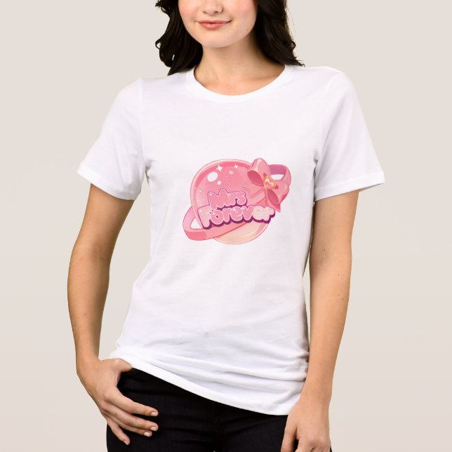 “Mrs Forever” dam-T-shirt T Shirt (Framsida)