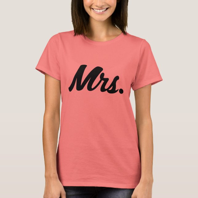 Mrs Funny Wife Sayed T Shirt (Framsida)