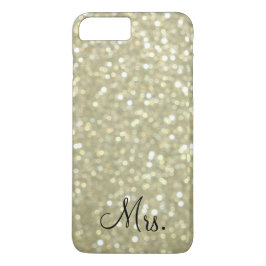 Mrs Glittery Guld iPhone 7 Plus Fodral