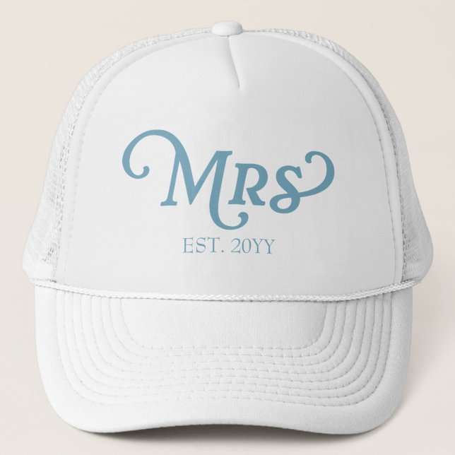 MRS Hatt Est.År Anpassad Bröllopshatt Speningsfest Keps (Framsida)