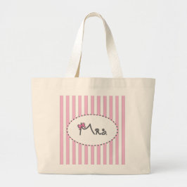 Mrs. (Herr och fru) Tote Bag Jumbo Tygkasse