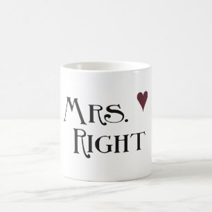 Mrs Höger Heart Kaffemugg