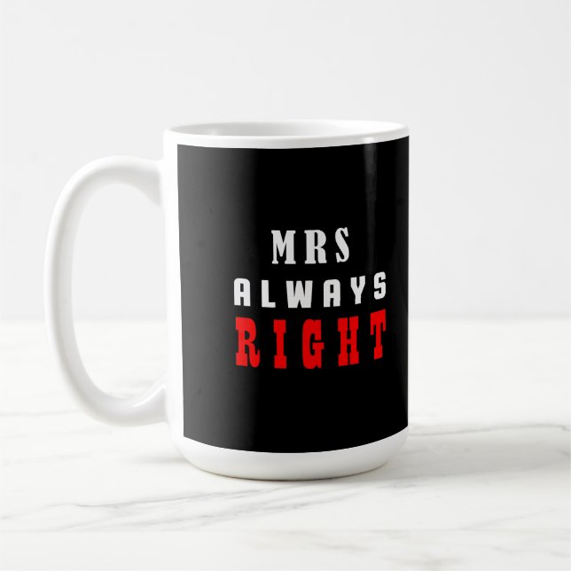 Mrs höger kaffemugg (Vänster)