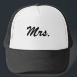 Mrs/Honeymoon Truckerkeps<br><div class="desc">Fru bröllop-design</div>