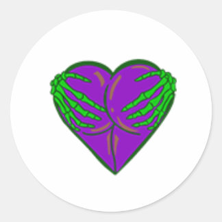 Mrs Kelly rumpa Runt Klistermärke