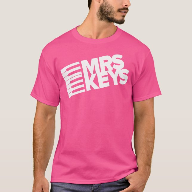 Mrs Keys - Piano Player T Shirt (Framsida)
