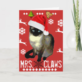 "Mrs Klo" God jul Helgdag Card Helgkort