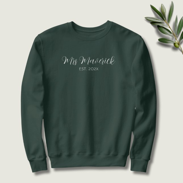 Mrs. Last Name Anpassningsbar Bride Wifey kommer a T Shirt (Miss to Mrs shirt
Bridal party shirt, Printed shirt for bride, Bride to be tshirt
)