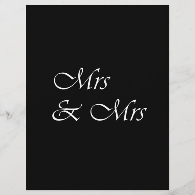 Mrs & Mrs. (Framsida)