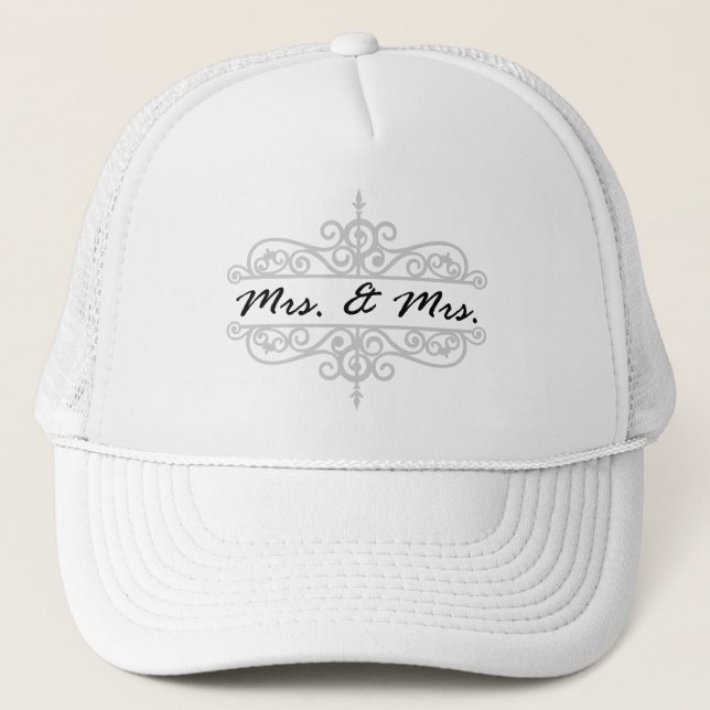 MRS & MRS LESBISK GIFTERMÅL HATS KEPS (Framsida)