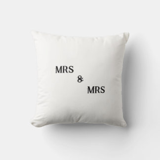 Mrs & Mrs. New,P-kushion Kudde