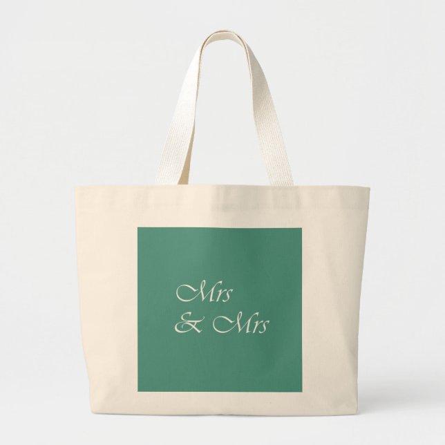 Mrs & Mrs Typografi Jumbo Tygkasse (Framsidan)