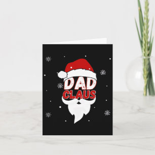 Mrs. och Mr Claus Par matchande julpajama Kort