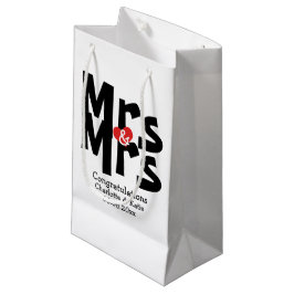 Mrs och mrs Black Red Modern Personlig