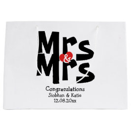 Mrs och Mrs Modern Personlig Black and Red