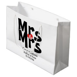 Mrs och Mrs Modern Personlig Black and Red