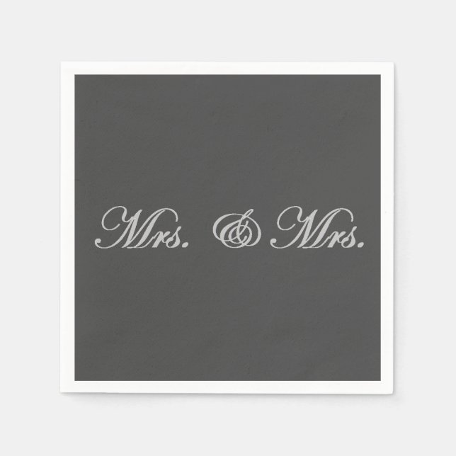 Mrs. Och Mrs. Pappersservett (Framsidan)