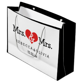 Mrs. och Mrs. Two Brides Bröllop Anpassade