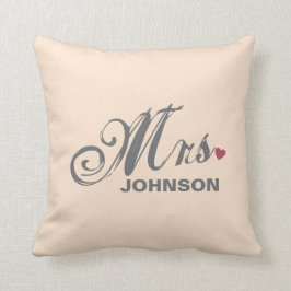 Mrs Personlig American MoJo Pillow Kudde