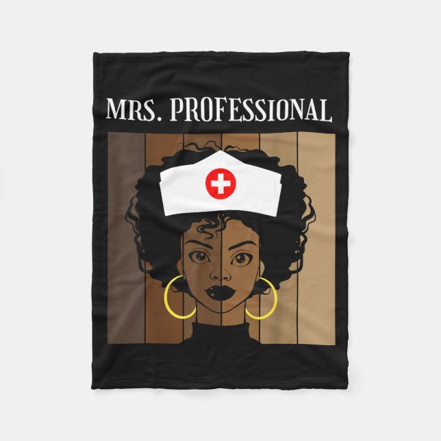 Mrs Professional Nursing Degree Nurse Profession B Fleecefilt (Framsidan)