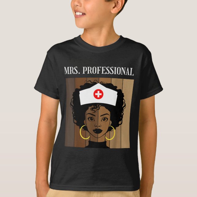 Mrs Professional Nursing Degree Nurse Profession B T Shirt (Framsida)