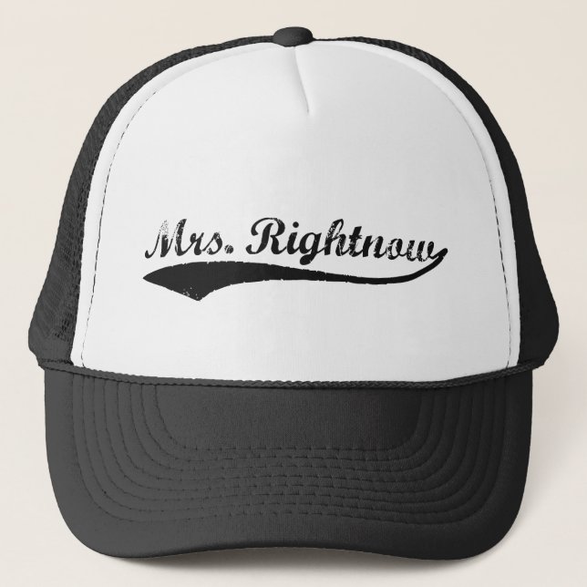 Mrs Rightnow Truckerkeps (Framsida)
