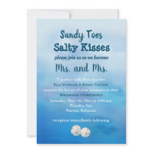 Mrs. & Sandy Toes Wedding Boping Sand $