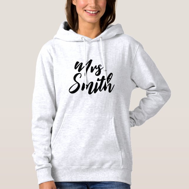 Mrs Sweatshirt, Elegant par Personlig T Shirt (Framsida)